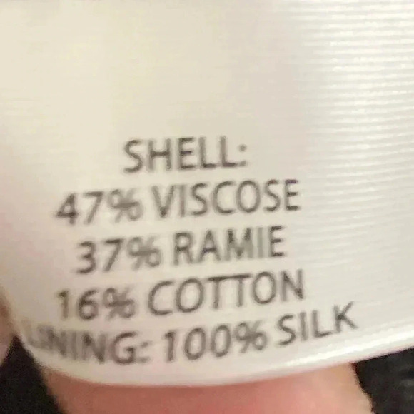 Eileen Fisher brown ramie cotton silk lined blazer jacket size SMALL - Picture 10 of 12